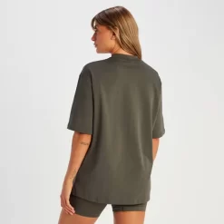 MP Tempo Oversized T-shirt Voor Dames - Taupe-groen -Myprotein 14220436 1715056651890105