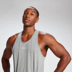 MP Originals Sporthemd Met Halternek Voor Heren - Stormgrijs Gemêleerd 9 MP Originals Sporthemd Met Halternek Voor Heren - Stormgrijs Gemêleerd -Myprotein 14251562 1475064138772251