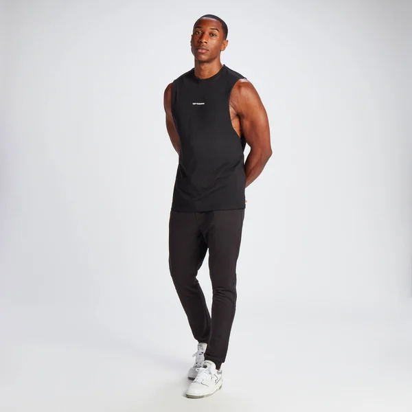 MP Originals Sporthemd Voor Heren Met Diep Uitgesneden Armsgaten - Zwart 5 MP Originals Sporthemd Voor Heren Met Diep Uitgesneden Armsgaten - Zwart - Afbeelding 3