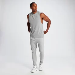 MP Originals Sporthemd Voor Heren Met Diep Uitgesneden Armsgaten - Stormgrijs Gemêleerd -Myprotein 14251600 4485064139088922