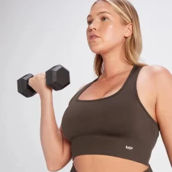 MP Women's Shape Seamless Sports Bra - Coffee -Myprotein 14288911 1035068762994397
