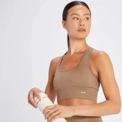 MP Women's Shape Seamless Sports Bra - Toffee -Myprotein 14300966 1345068766137713